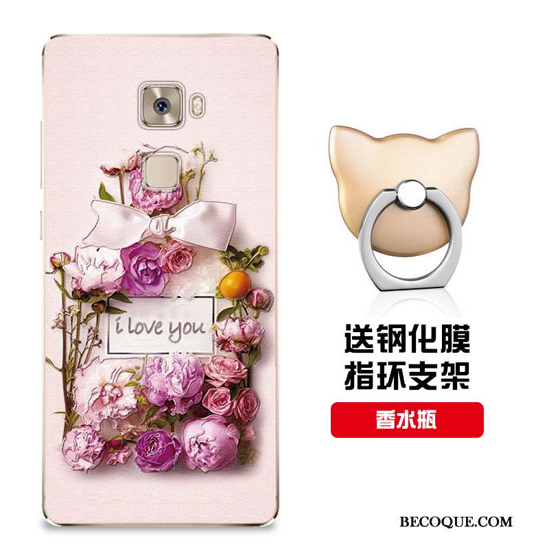 Huawei Mate S Coque Incassable Personnalisé Rose Fluide Doux Protection Modèle