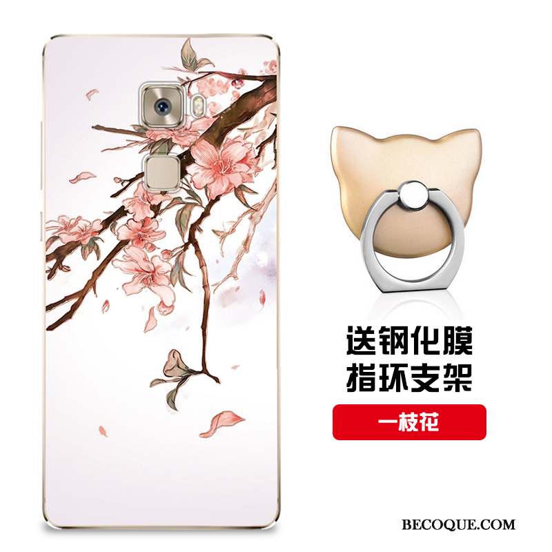 Huawei Mate S Coque Incassable Personnalisé Rose Fluide Doux Protection Modèle