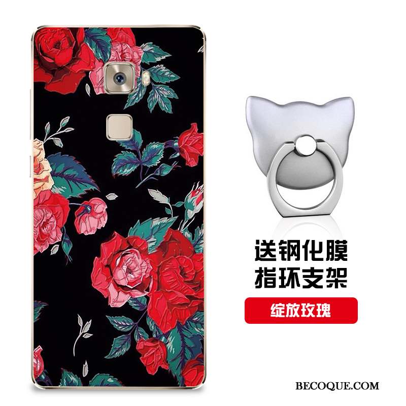 Huawei Mate S Coque Incassable Personnalisé Rose Fluide Doux Protection Modèle