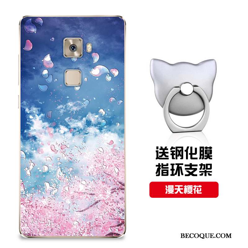 Huawei Mate S Coque Incassable Personnalisé Rose Fluide Doux Protection Modèle