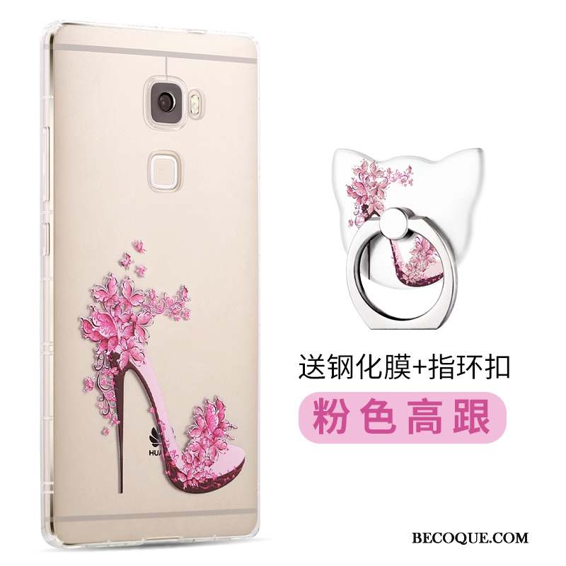 Huawei Mate S Fluide Doux Rose Protection Étui Incassable Coque De Téléphone