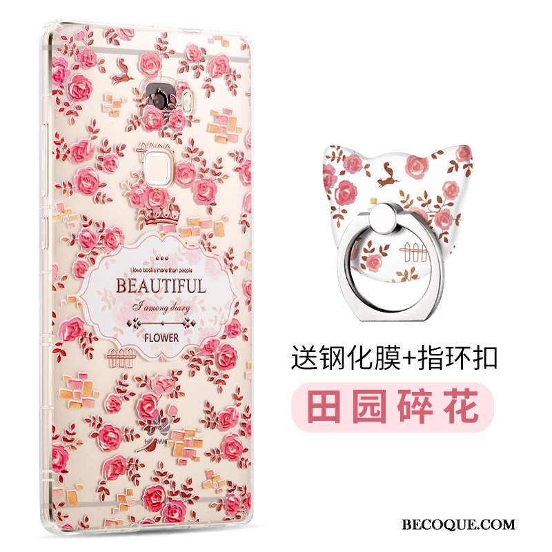 Huawei Mate S Fluide Doux Rose Protection Étui Incassable Coque De Téléphone