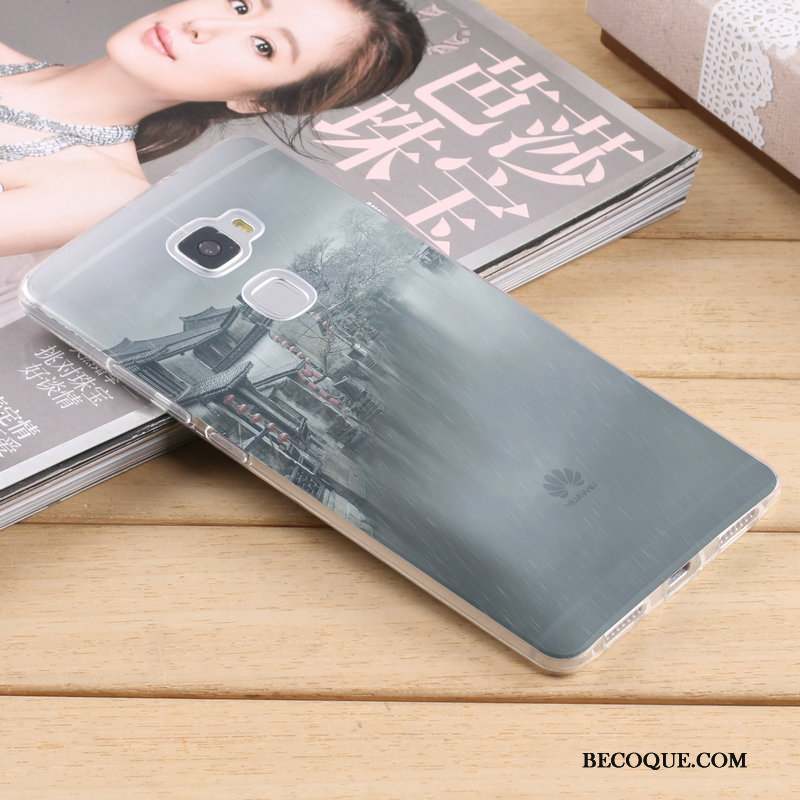 Huawei Mate S Incassable Très Mince Bleu Coque De Téléphone Protection Tendance