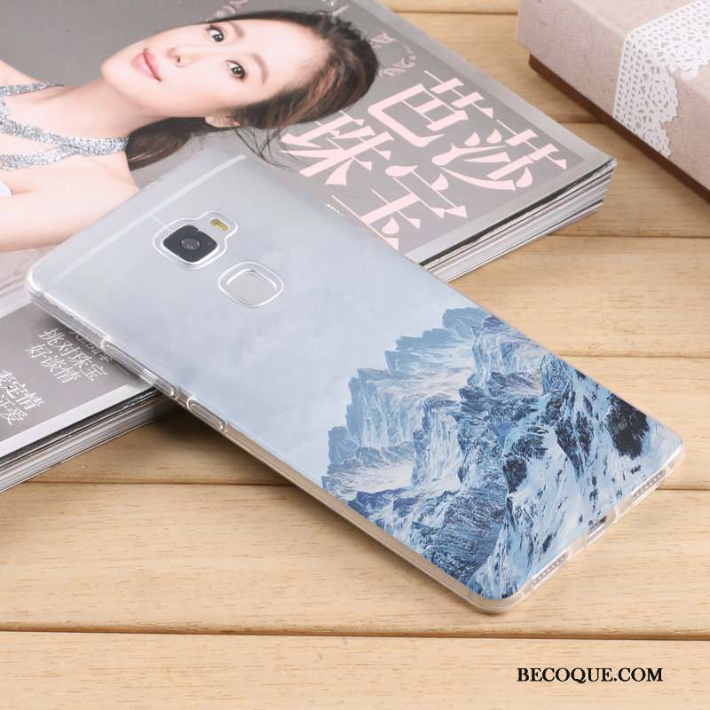 Huawei Mate S Incassable Très Mince Bleu Coque De Téléphone Protection Tendance