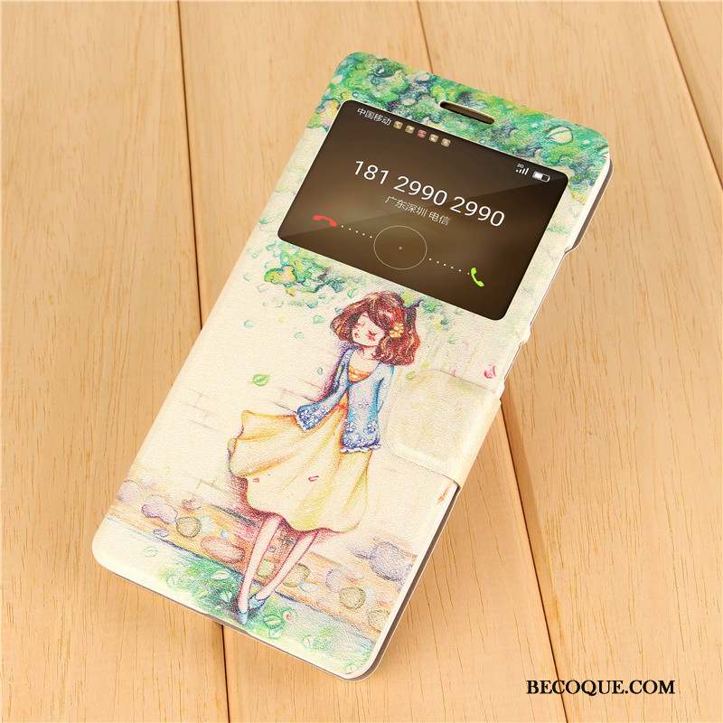 Huawei Mate S Peinture Housse Rose Coque Téléphone Portable Protection