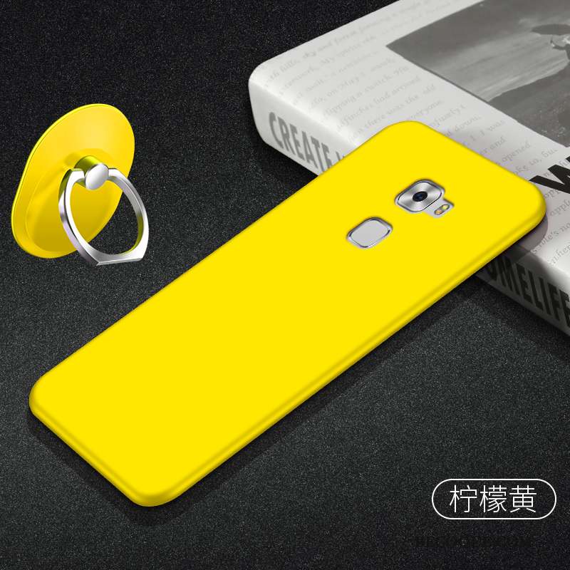 Huawei Mate S Silicone Tout Compris Simple Jaune Étui Coque De Téléphone