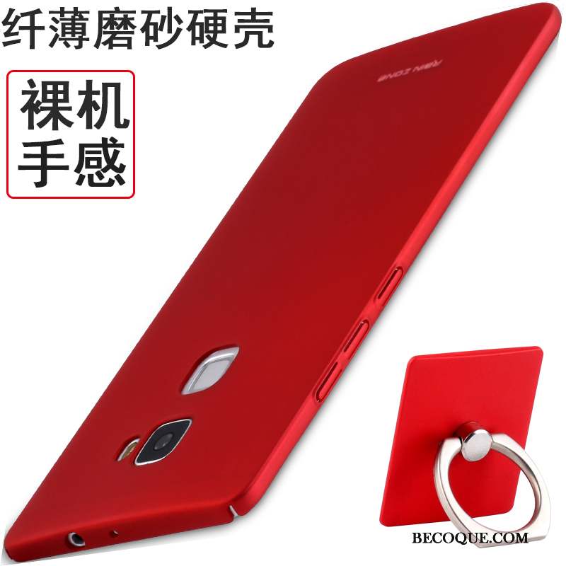 Huawei Mate S Silicone Étui Coque De Téléphone Tout Compris Délavé En Daim Rouge