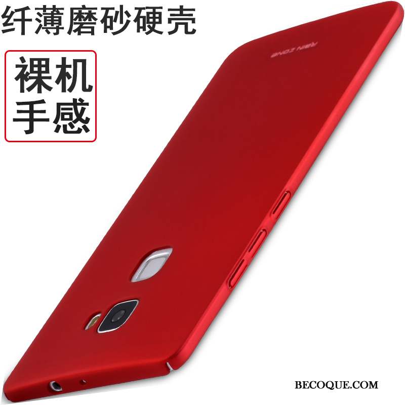 Huawei Mate S Silicone Étui Coque De Téléphone Tout Compris Délavé En Daim Rouge