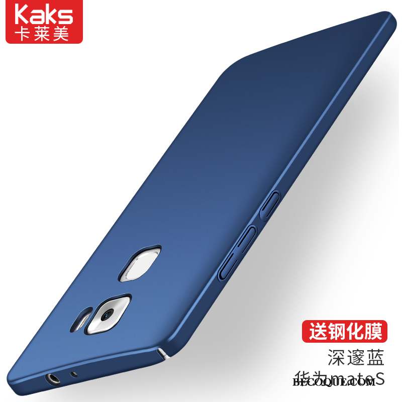 Huawei Mate S Très Mince Délavé En Daim Étui Coque De Téléphone Silicone Or