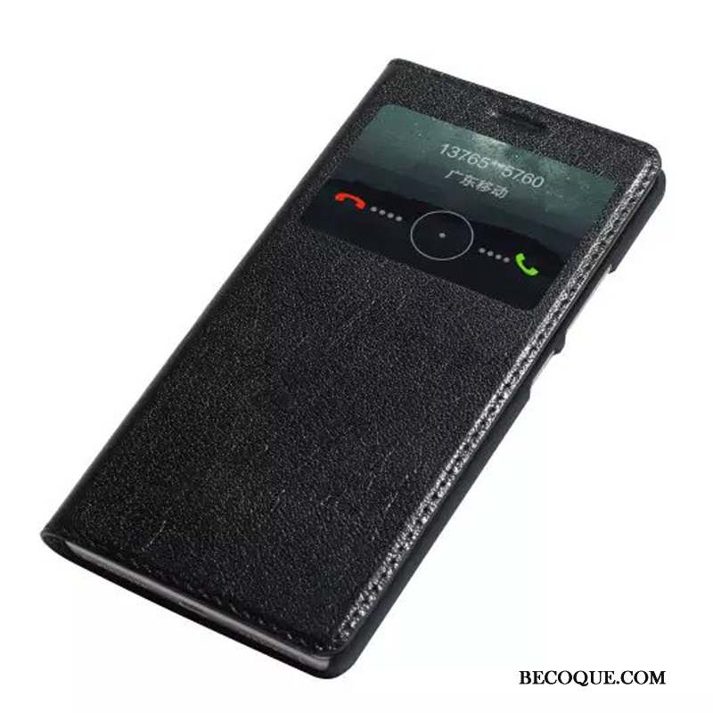 Huawei Mate S Étui En Cuir Téléphone Portable Coque De Téléphone Protection Dormance Rouge