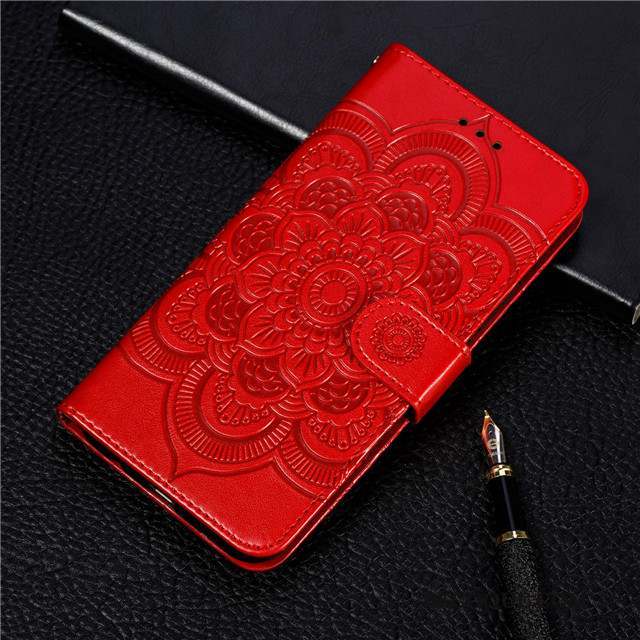 Huawei Nova 5t Coque Clamshell Rose Protection Étui En Cuir Carte Luxe