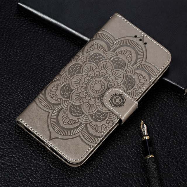 Huawei Nova 5t Coque Clamshell Rose Protection Étui En Cuir Carte Luxe