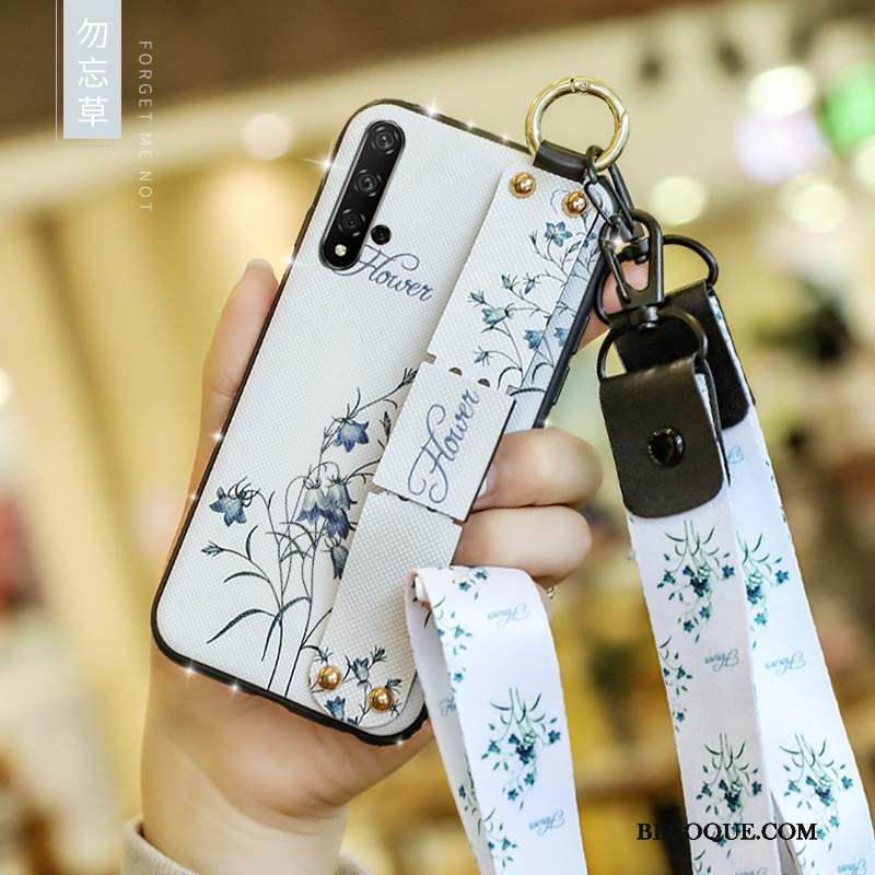 Huawei Nova 5t Coque Incassable Protection Tendance Marque De Tendance Personnalité Bleu