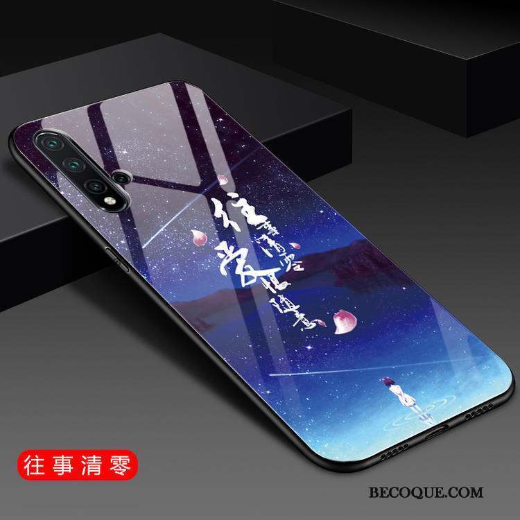 Huawei Nova 5t Coque Mode Étui Marque De Tendance Incassable Rouge Tout Compris