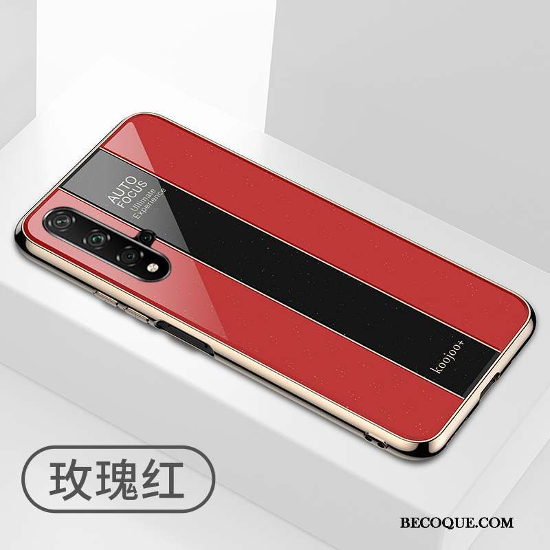 Huawei Nova 5t Coque Nouveau Tout Compris Miroir Blanc Étui Protection