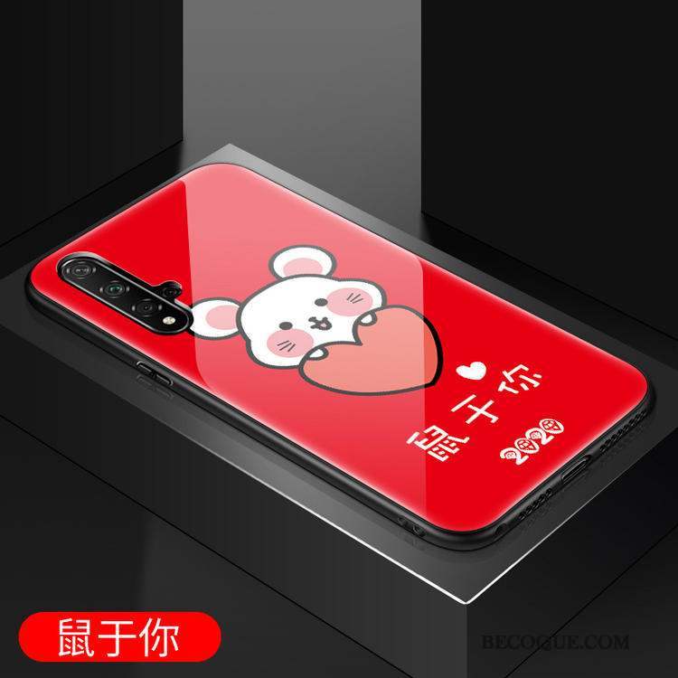 Huawei Nova 5t Coque Rat Tout Compris Vent Rouge Silicone Nouveau