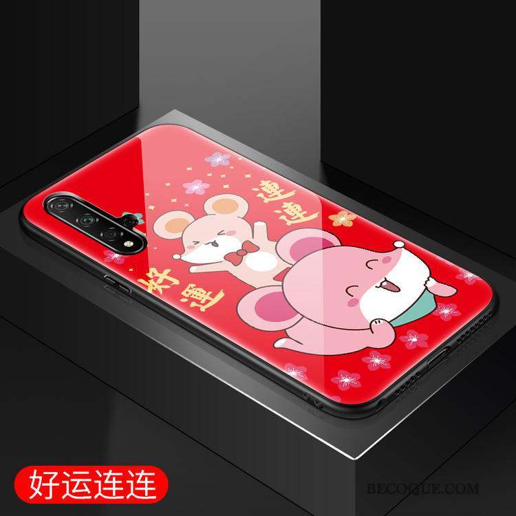 Huawei Nova 5t Coque Rat Tout Compris Vent Rouge Silicone Nouveau