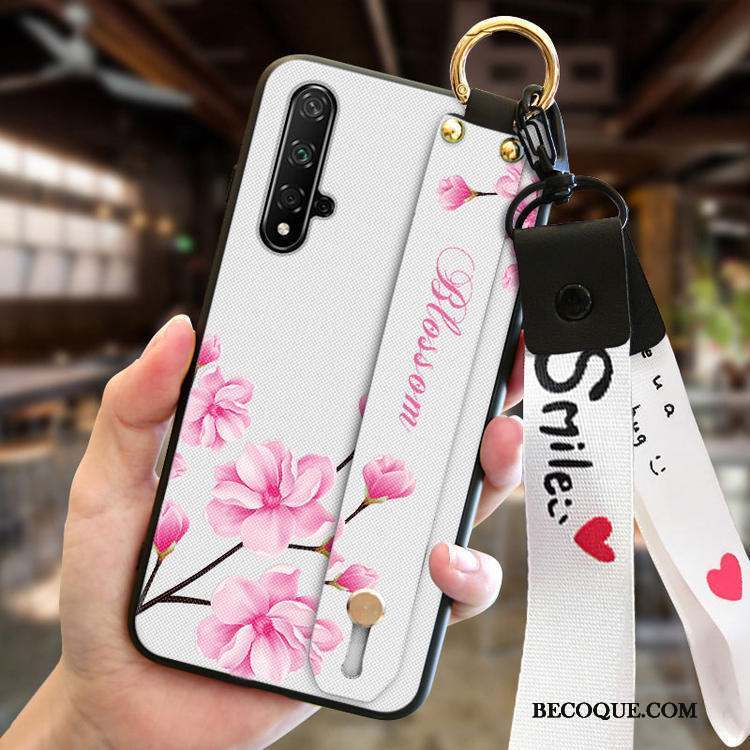 Huawei Nova 5t Silicone Nouveau Mode Rose Incassable Coque De Téléphone