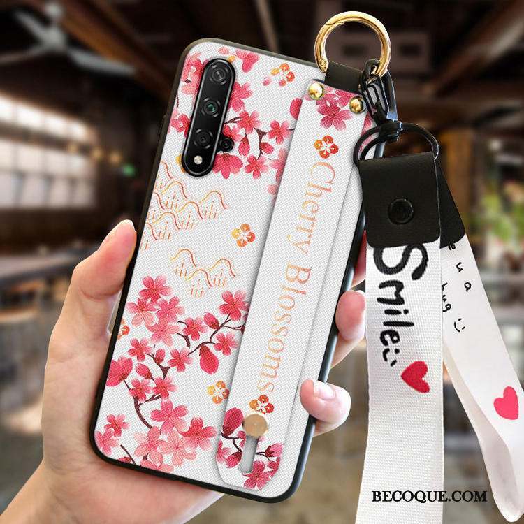 Huawei Nova 5t Silicone Nouveau Mode Rose Incassable Coque De Téléphone