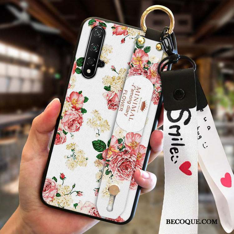 Huawei Nova 5t Silicone Nouveau Mode Rose Incassable Coque De Téléphone