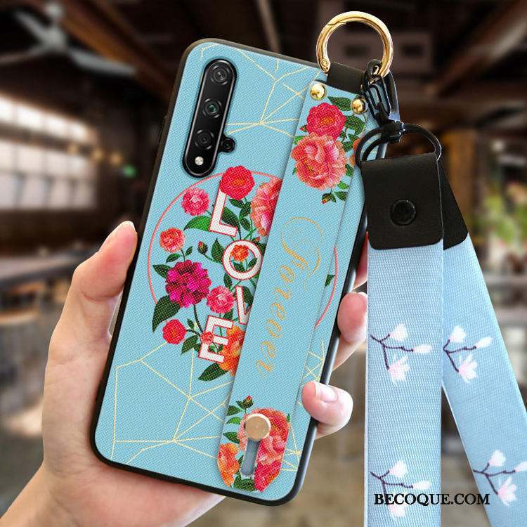 Huawei Nova 5t Silicone Nouveau Mode Rose Incassable Coque De Téléphone