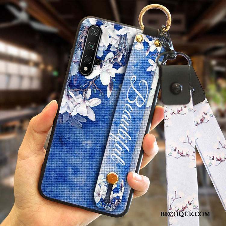 Huawei Nova 5t Silicone Nouveau Mode Rose Incassable Coque De Téléphone
