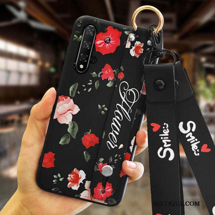 Huawei Nova 5t Silicone Nouveau Mode Rose Incassable Coque De Téléphone