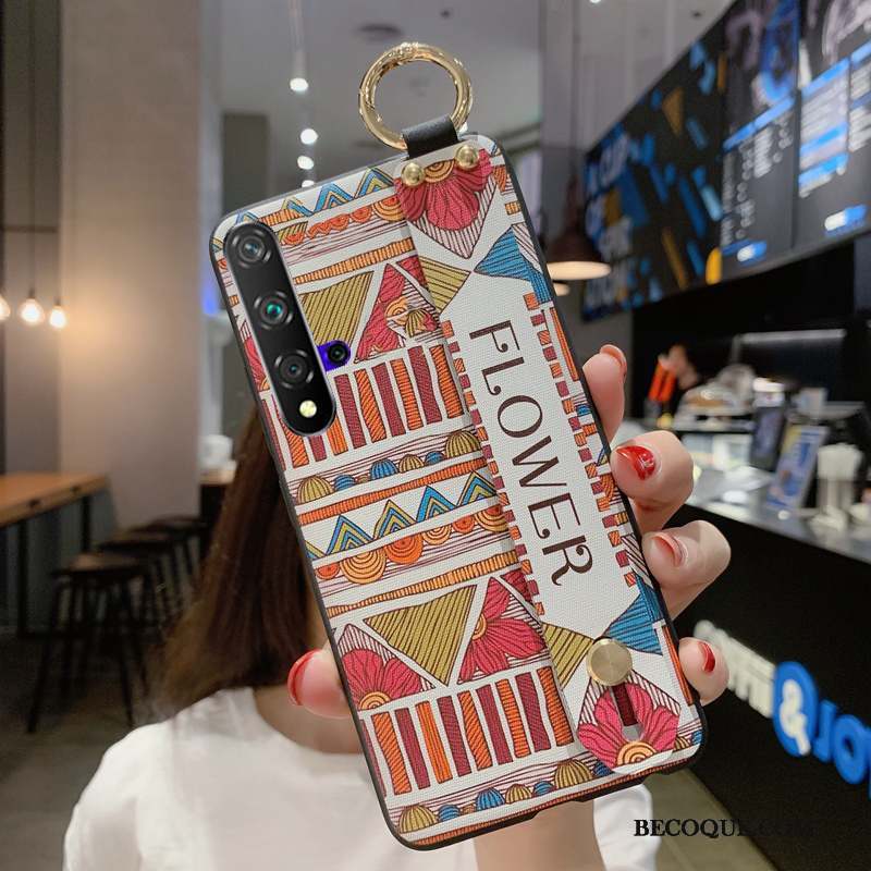 Huawei Nova 5t Vent Dessin Animé Étui Coque De Téléphone Rouge Protection