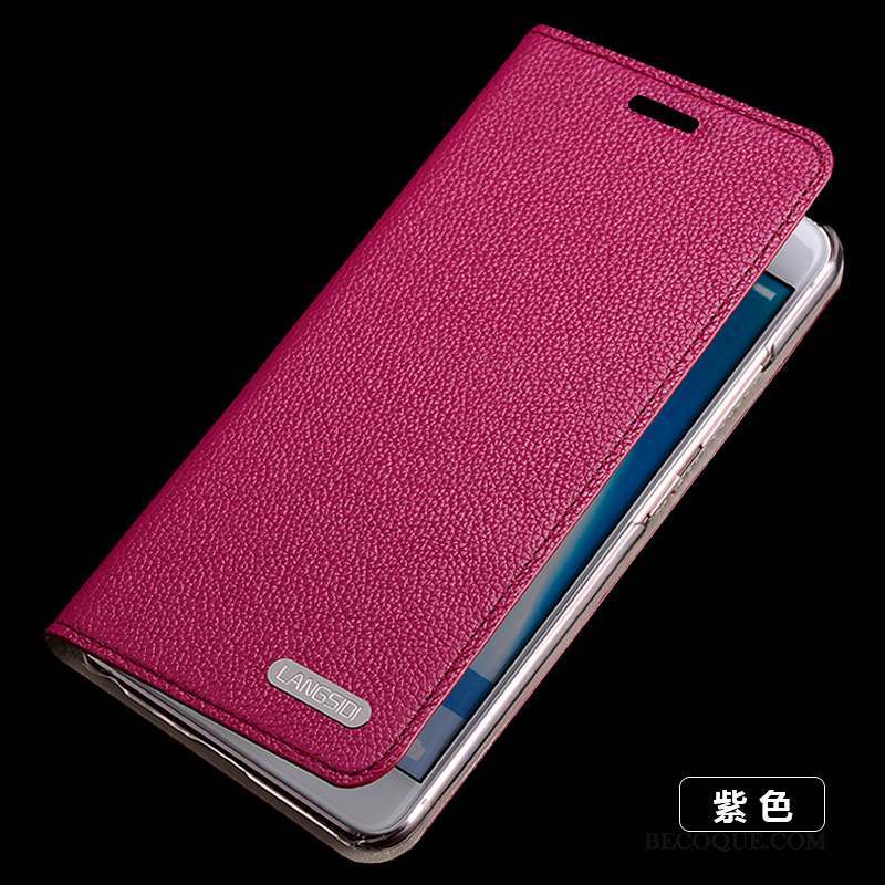 Huawei Nova Clamshell Incassable Étui Coque De Téléphone Silicone Étui En Cuir