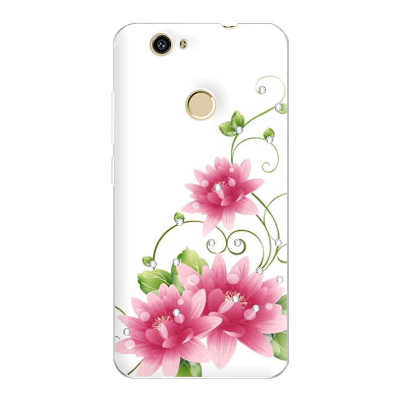 Huawei Nova Coque Créatif Silicone Tendance Rose Fluide Doux Étui