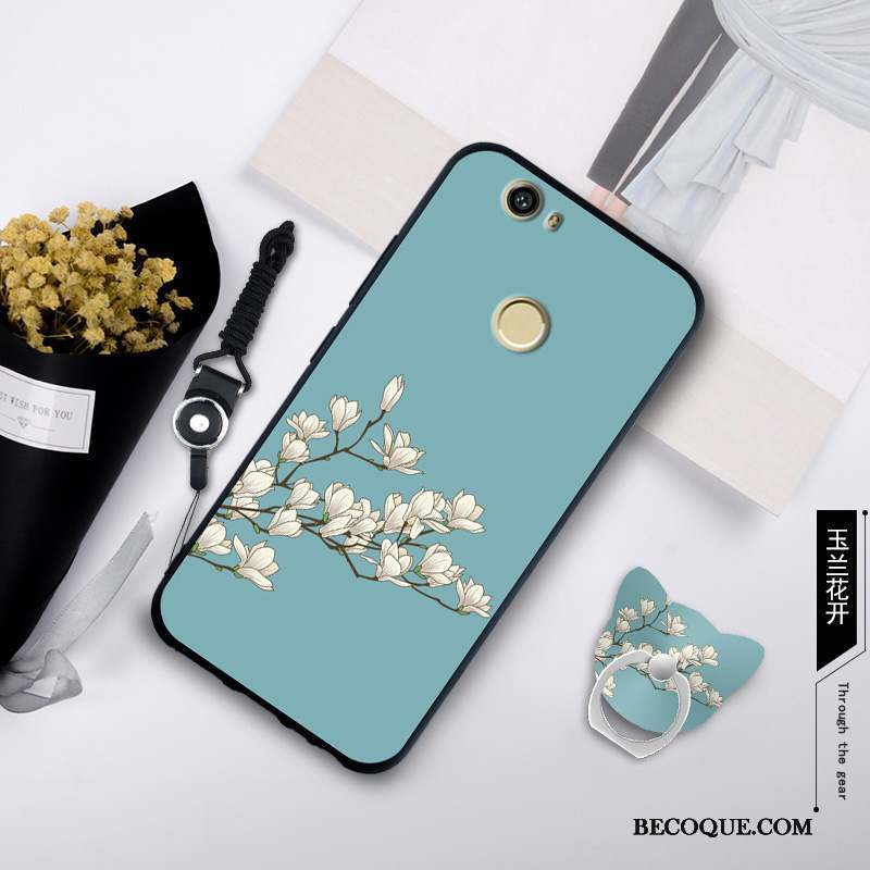 Huawei Nova Coque Créatif Vert Protection Dessin Animé De Téléphone