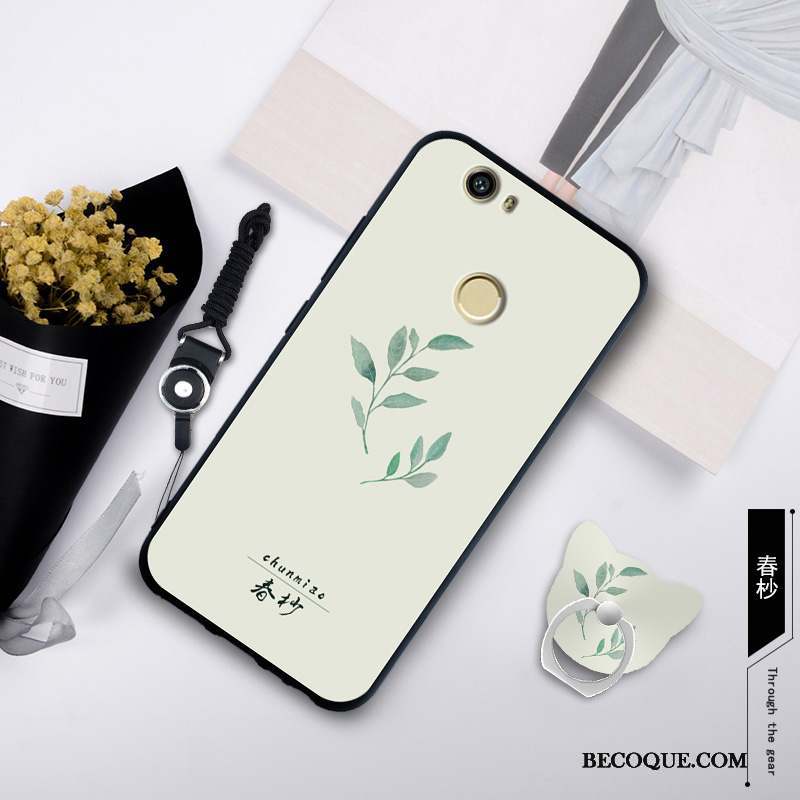 Huawei Nova Coque Créatif Vert Protection Dessin Animé De Téléphone