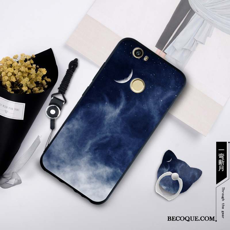 Huawei Nova Coque Créatif Vert Protection Dessin Animé De Téléphone