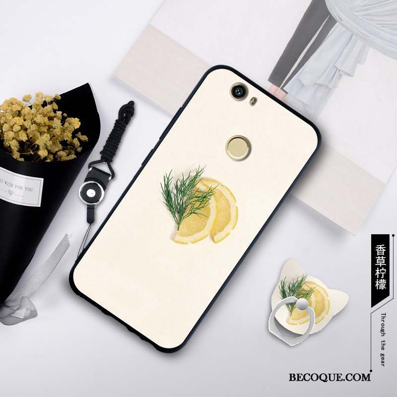 Huawei Nova Coque Créatif Vert Protection Dessin Animé De Téléphone