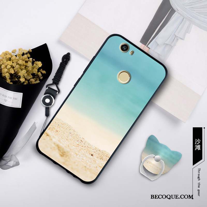 Huawei Nova Coque Créatif Vert Protection Dessin Animé De Téléphone