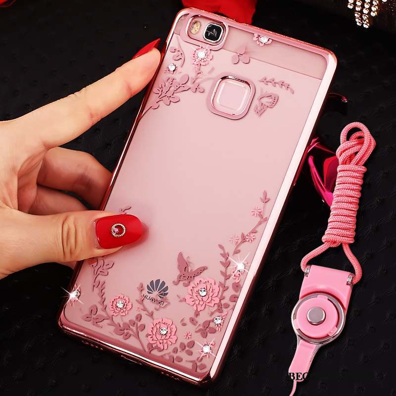 Huawei Nova Coque De Téléphone Anneau Étui Strass Protection Or