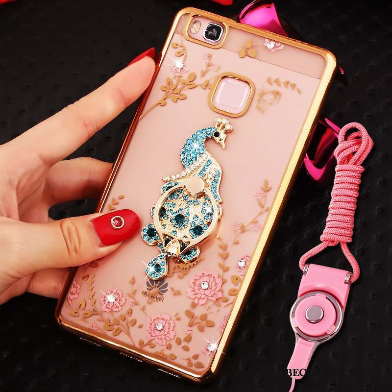 Huawei Nova Coque De Téléphone Anneau Étui Strass Protection Or