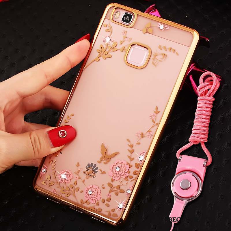 Huawei Nova Coque De Téléphone Anneau Étui Strass Protection Or