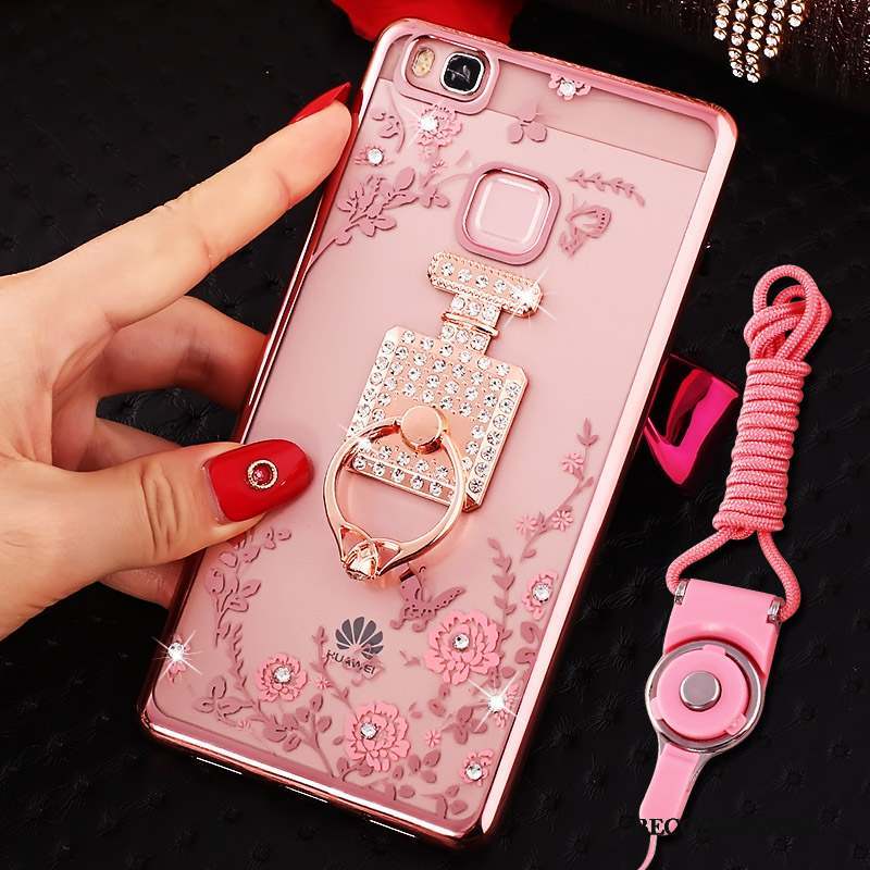 Huawei Nova Coque De Téléphone Anneau Étui Strass Protection Or