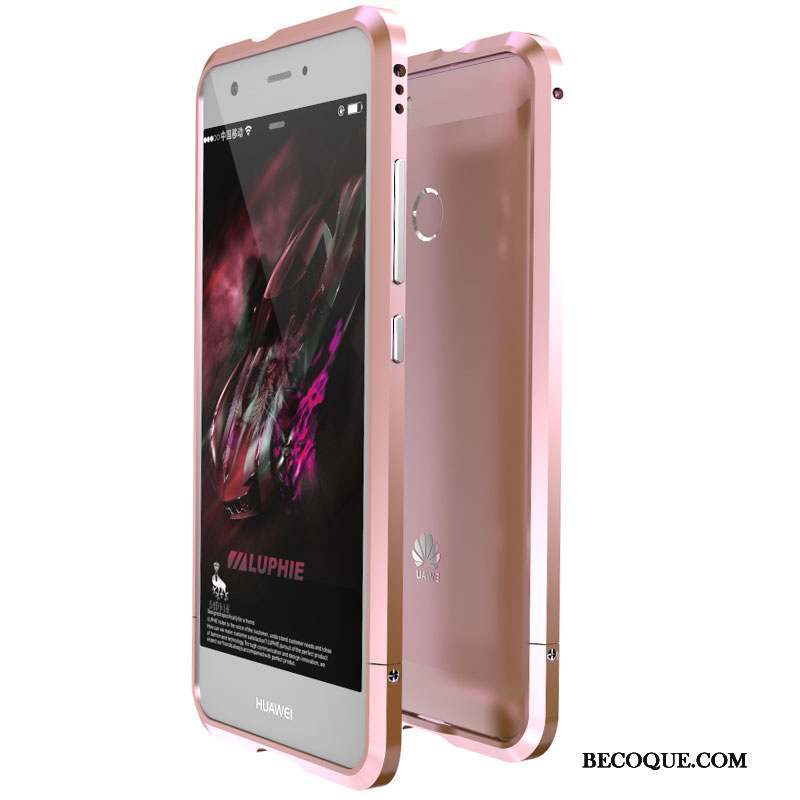 Huawei Nova Coque De Téléphone Border Rose Protection Étui Téléphone Portable