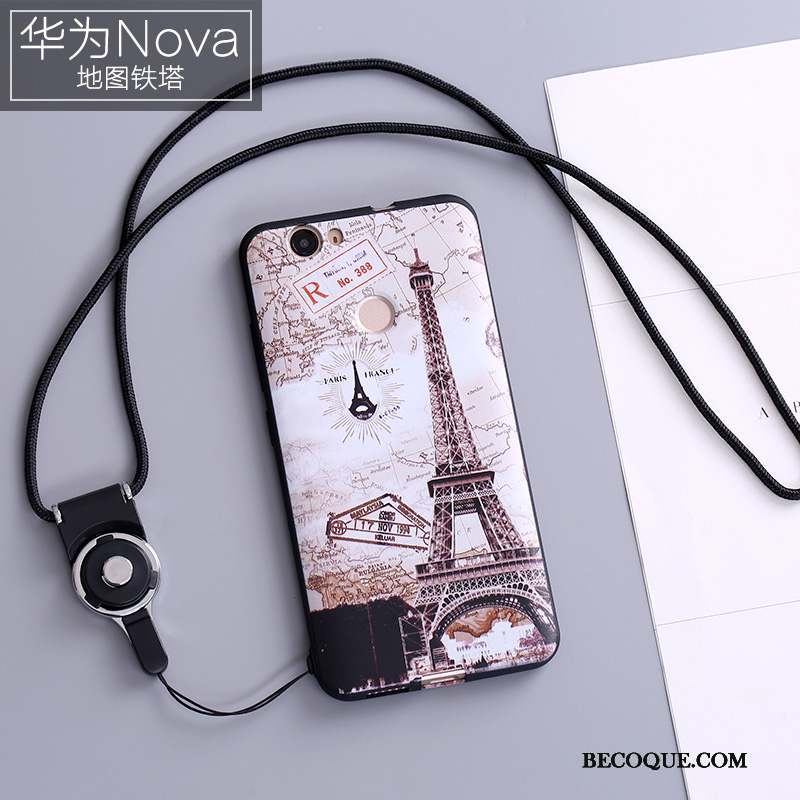 Huawei Nova Coque De Téléphone Jeunesse Étui Ornements Suspendus Incassable Silicone