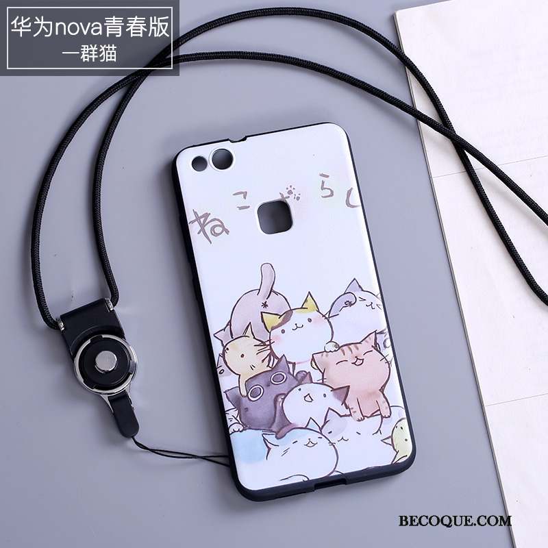 Huawei Nova Coque De Téléphone Jeunesse Étui Ornements Suspendus Incassable Silicone