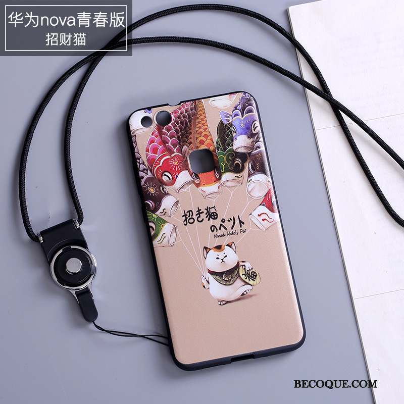 Huawei Nova Coque De Téléphone Jeunesse Étui Ornements Suspendus Incassable Silicone