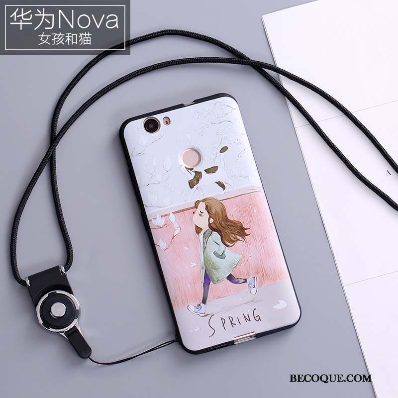 Huawei Nova Coque De Téléphone Jeunesse Étui Ornements Suspendus Incassable Silicone