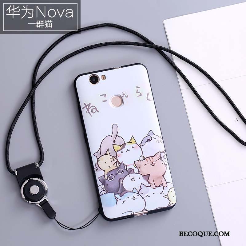 Huawei Nova Coque De Téléphone Jeunesse Étui Ornements Suspendus Incassable Silicone