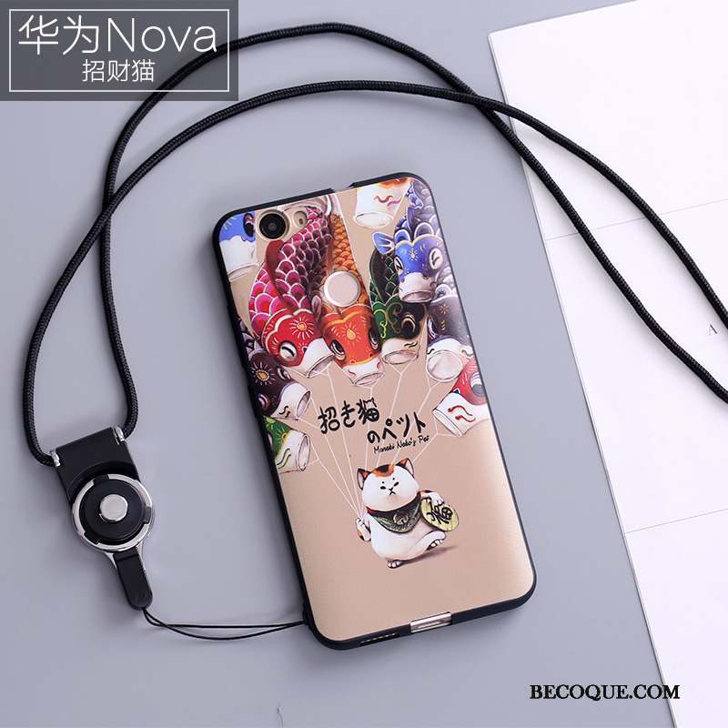 Huawei Nova Coque De Téléphone Jeunesse Étui Ornements Suspendus Incassable Silicone