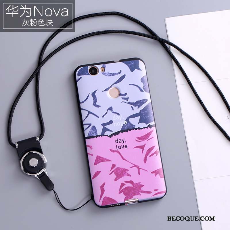 Huawei Nova Coque De Téléphone Silicone Téléphone Portable Protection Étui Multicolore
