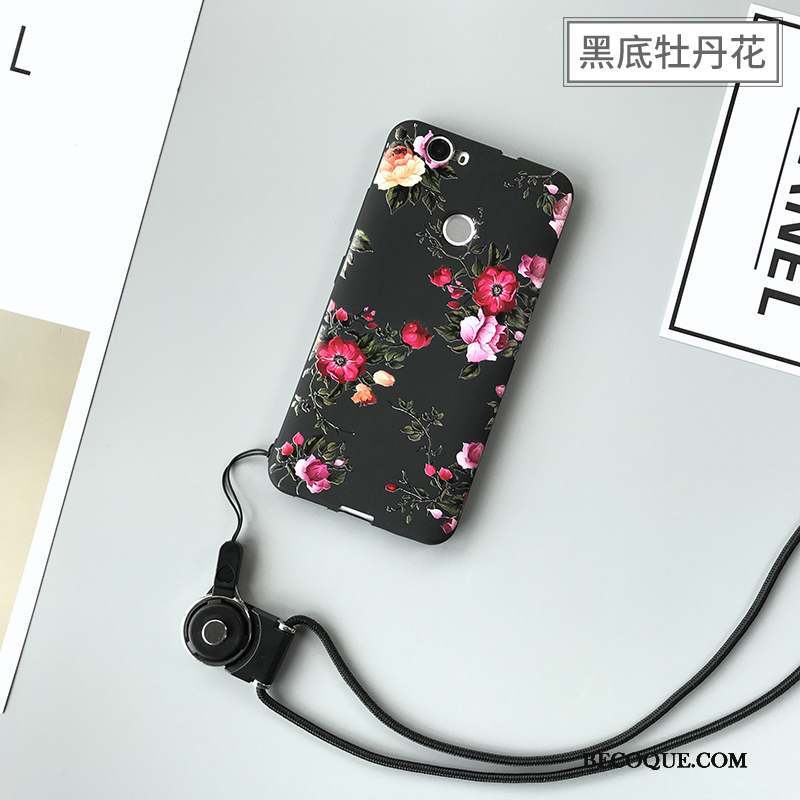 Huawei Nova Coque Difficile Incassable Étui Fluide Doux Peinture Protection