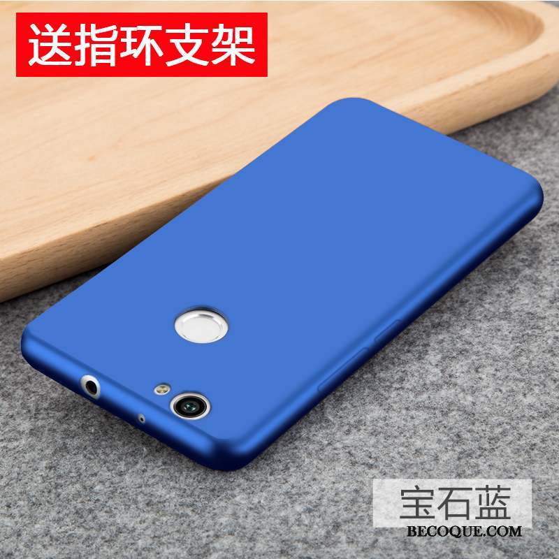 Huawei Nova Coque Fluide Doux Silicone Délavé En Daim Incassable Étui Très Mince