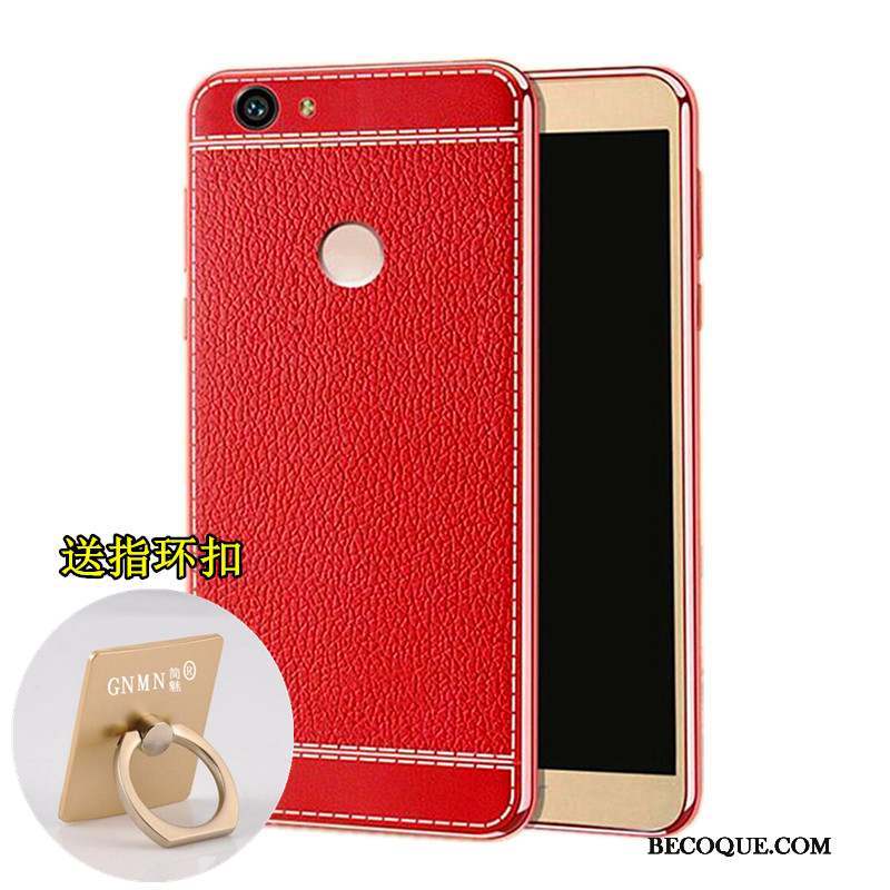 Huawei Nova Coque Protection Modèle Fleurie Fluide Doux Placage Marron Tendance